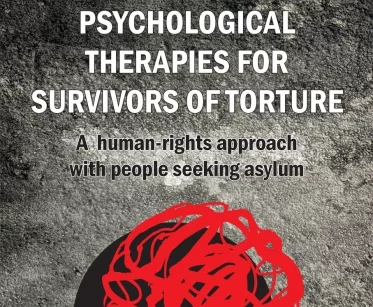 Cover of 'Psychological Therapies for Survivors of Torture,' a guide to trauma-informed care.