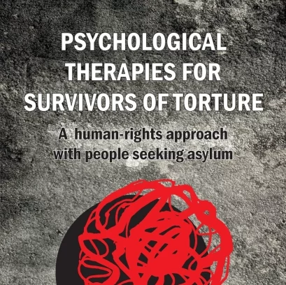 Cover of 'Psychological Therapies for Survivors of Torture,' a guide to trauma-informed care.